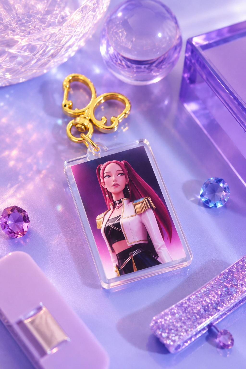 Porte clé K-pop Demon Hunters MIRA - DemonKeyPop